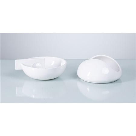 ENZO BIOLI, Due ceramiche da tavolo