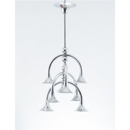 PRODUZIONE ITALIANA 1960 ca., Lampada a sospensione