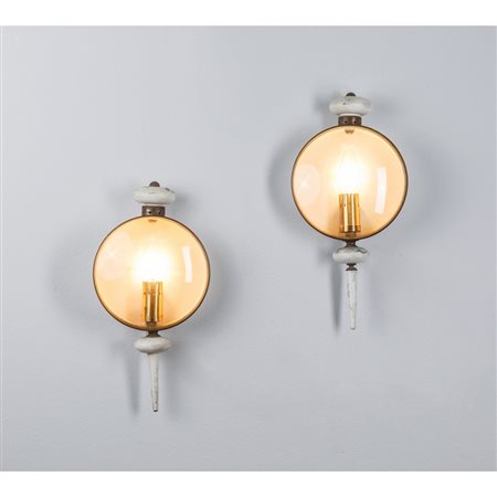 ARTELUCE, Coppia di lampade da parete