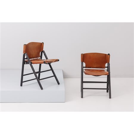 PRODUZIONE ITALIANA 1970 ca., Coppia di sedie