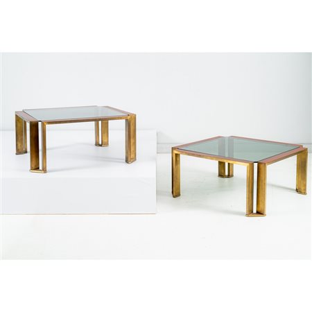 PETER GHYCZY (Attr.le), Coppia di tavoli bassi