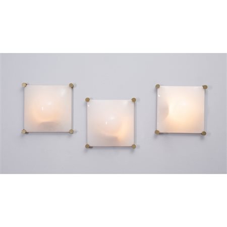 ELIO MARTINELLI, Tre lampade da soffitto/parete