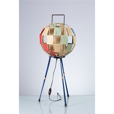 PRODUZIONE ITALIANA 1950 ca., Lampada da tavolo