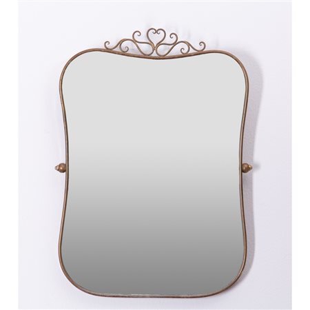 GIO PONTI (Attr.le), Specchio da parete sagomato