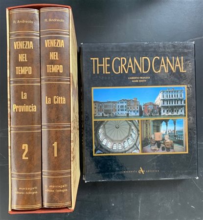 Lotto di tre volumi: R. ANDREOLO. Venezia nel tempo. Due volumi editi nel 1970.