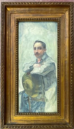 Ignoto di inizio XX secolo

"Ritratto maschile" 1900
tecnica mista su tela appl