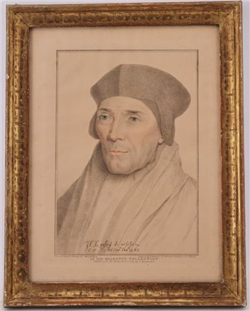 F. Bartolozzi da H. Holbein,  ''John Fisher'' 1793, incisione all'acquafort