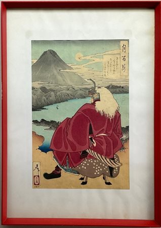 Stampa giapponese di Tsukioka Yoshitoshi, 1886
In cornice
(cm 32x22)