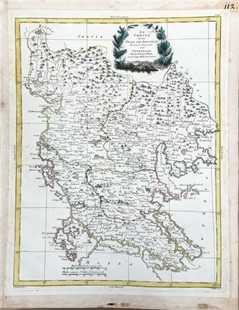 [MAPPE - EUROPA - ZATTA]. Lotto composto da quattro mappe incise in rame dallo