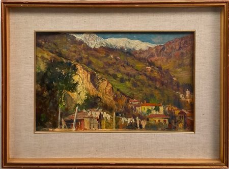 Ignoto del XX secolo

"Scorcio montano" 
olio su compensato (cm 27,5x43,5)
Reca