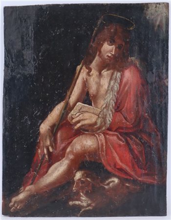 Ignoto

Antico dipinto raffigurante San Giovanni Battista
Olio su tavola, cm 35