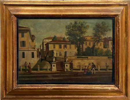 Scuola lombarda

"Ponte sul naviglio" 
olio su tavola (cm 34x50)
Al retro: iscr
