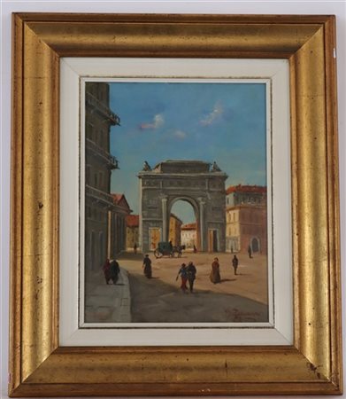Ignoto del XX secolo

"Vecchia Milano - Porta Garibaldi" 1982
olio su tela (cm