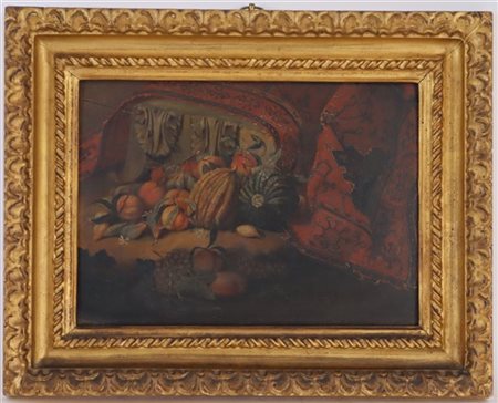 Ignoto del XIX secolo, Lotto composto da due "Composizioni"olio su tavola (cm 2