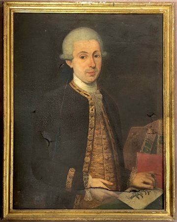 Scuola del secolo XVIII

Ritratto di medico
Olio su tela, cm 88,5x68
(gravi dif