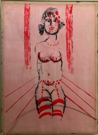 Morlotti - Cassinari - Ajmone Lotto composto da tre litografie a colori di sogge