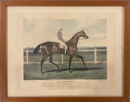 Hunt Sutherland. Gruppo di sei litografie del secolo XIX a colori raffiguranti