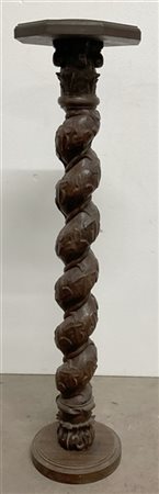 Colonna portavaso con sostegno a tortiglione (h cm 111) (difetti)