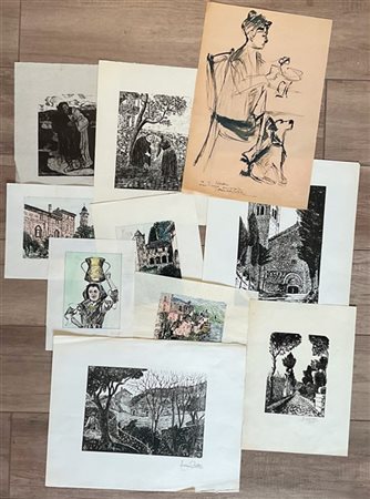 Armando Baldinelli - Romeo Musa - Giovanni Botta Lotto composto da numerese xilo