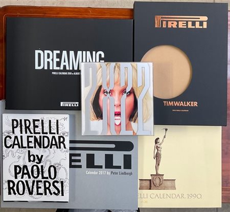 Lotto composto da sei calendari Pirelli di diverse annate e formati
(lievi dife