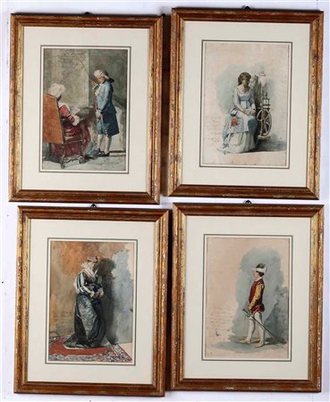 Sante Bertelli 1840-1892, Quattro ritratti