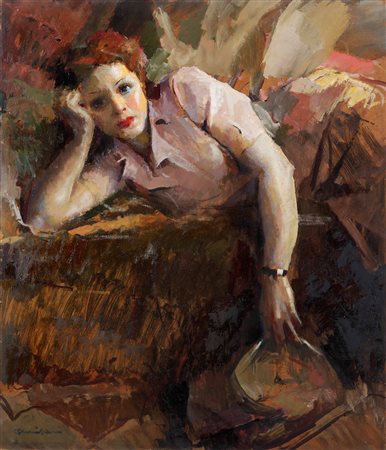 Giuseppe Amisani 1881-1941, Ritratto femminile
