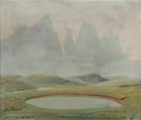 Oreste Albertini 1887-1953, Passo Rolle, le Pale di S.Martino