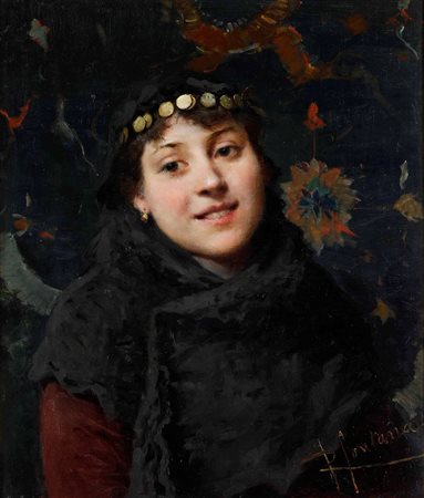 Roberto Fontana 1844-1907, Ritratto femminile