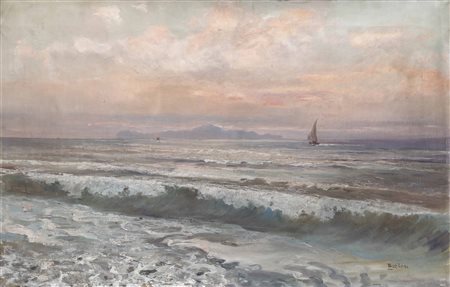 Fausto Pratella 1886-1964, attribuito a, Marina