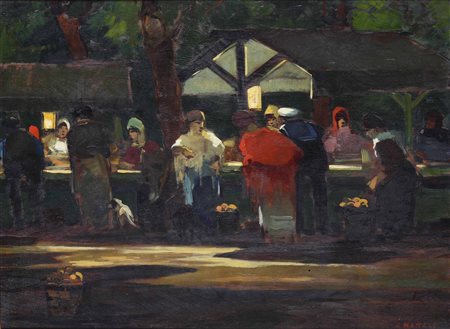 Renato Natali 1883-1979, Interno con figure