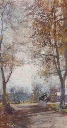 Giuseppe Casciaro 1863-1941, Giardino con figure