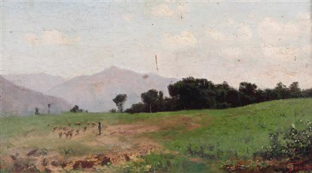 Pietro Senno 1831-1904, Paesaggio campestre