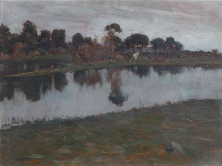 Ruggero Panerai 1862-1923, Paesaggio fluviale