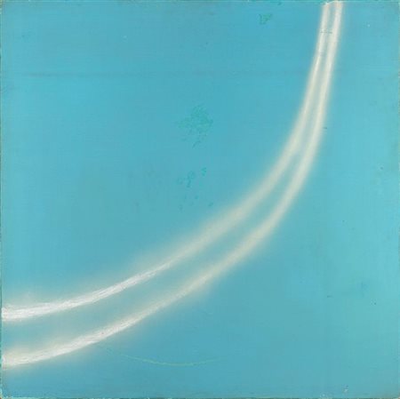 CARENA ANTONIO Rivoli (TO) 1925 - 2010 "Un cielo" 70x70 acrilico su tela...