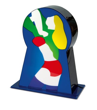 LODOLA MARCO Dorno (PV) 1955 "Pin-up" 46x27,5x18 perspex e neon, scatola...