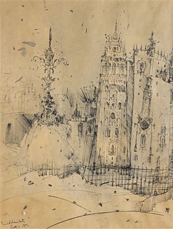 COLOMBOTTO ROSSO ENRICO Torino 1925- Casale 2013 "Studio per architetture"...