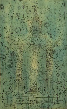 COLOMBOTTO ROSSO ENRICO Torino 1925- Casale 2013 "Studio per apparato...