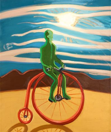 DI LERNIA FRANCESCO Torino 1966 "Senza titolo" 1995 60x50 olio su tela Opera...