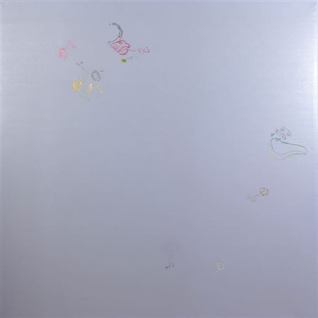 CASINI DAVID Arezzo 1973 "Senza titolo" 2001 130x130 ricamo su similpelle...