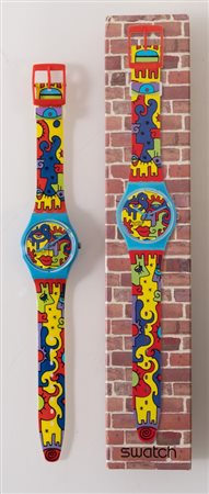 SWATCH MORNING GLOW - GZ205S Design by Billy the Artist, anno 2009. Edizione...