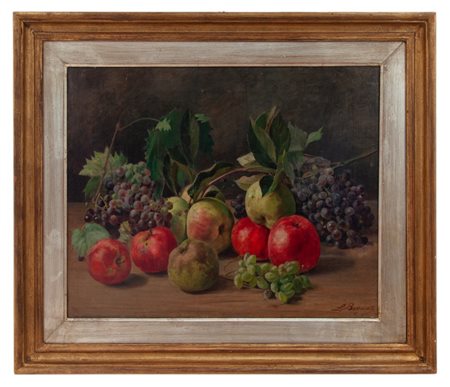 Licinio Barzanti Forli 1857 - Como 1944 Composizione di frutta 
