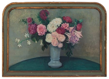 Carlo Socrate Mezzana Bigli (PV) 1889 - Roma 1967 Natura morta 