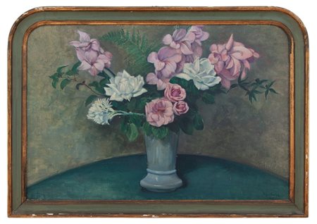 Carlo Socrate Mezzana Bigli (PV) 1889 - Roma 1967 Natura morta 