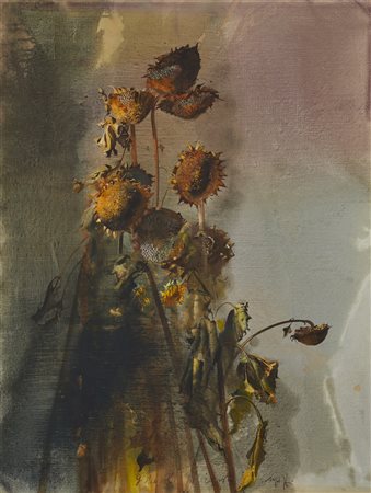 MADIAI MARIO (n. 1944) - Girasoli d'agosto. .