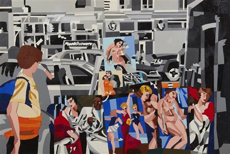 NESPOLO UGO (n. 1941) - Art in the Street,.