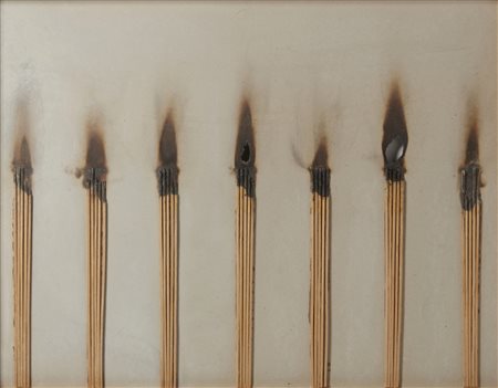 AUBERTIN BERNARD (1934 - 2015) - Dessin de feu.