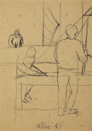 SALVO  (1947 - 2015) - Biliardo.