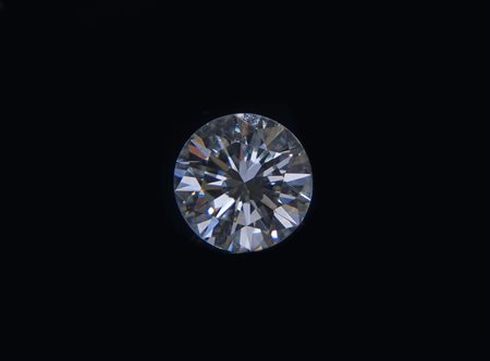 DIAMANTE SCIOLTO Taglio brillante rotondo, di ct 0,43. Accompagnato di...