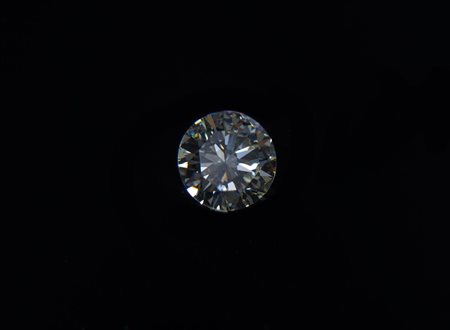 DIAMANTE SCIOLTO Taglio brillante rotondo, di ct 0,91. Colore stimato M,...