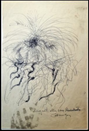 CAZZANIGA GIANCARLO Monza 1930 - 2013 "Vigneti alla noce Racalmuto"